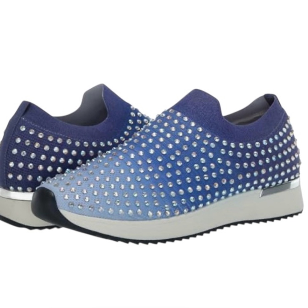 KENNETH COLE Reaction Rhinestone Sneakers Size 9 NEW